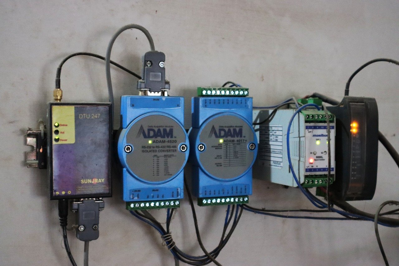 Opacity Meter Controller connected to CPCB